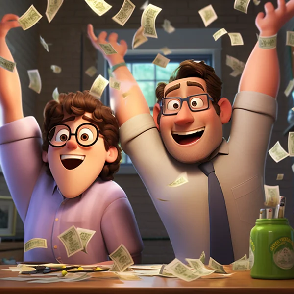 happy about customer referrals